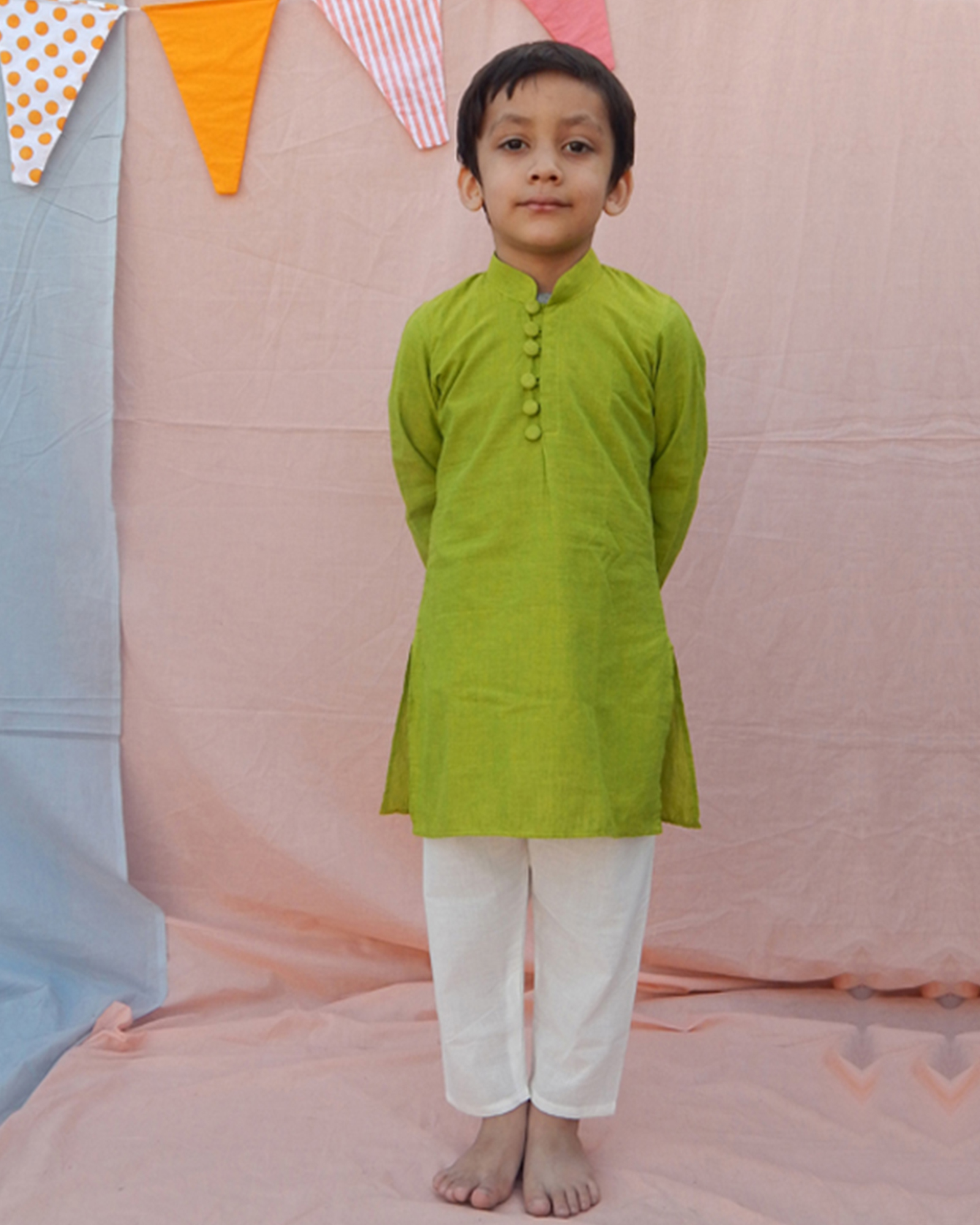 Green Kurta Set