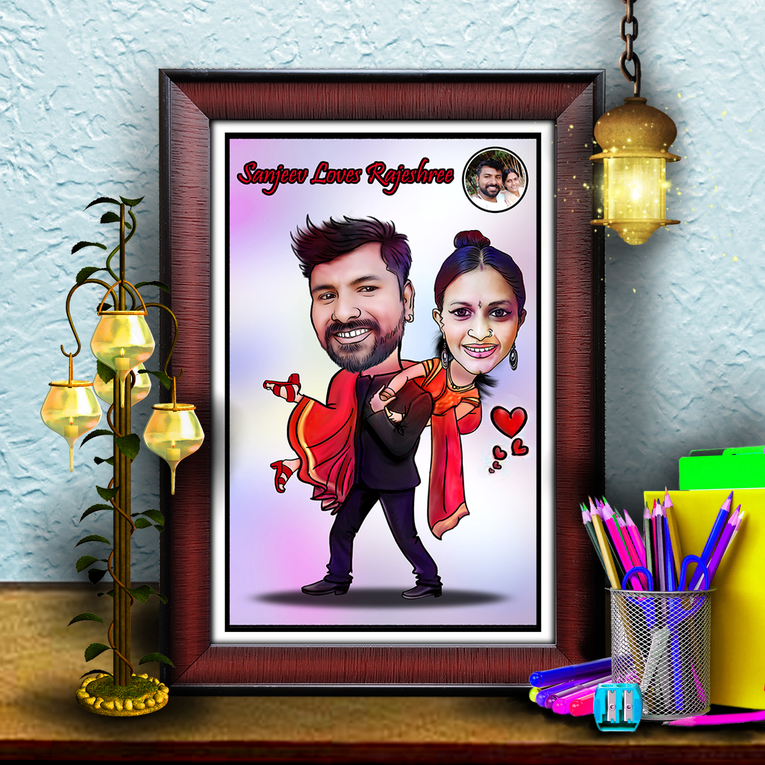 Couple Caricature 01