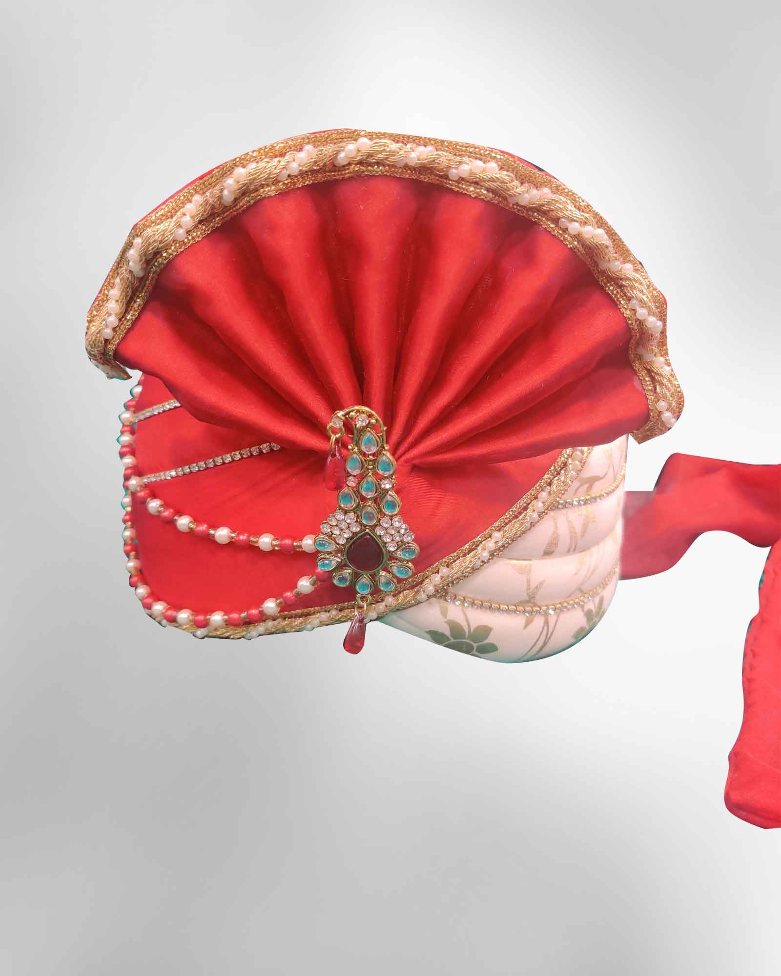 Peach Red Safa 69201