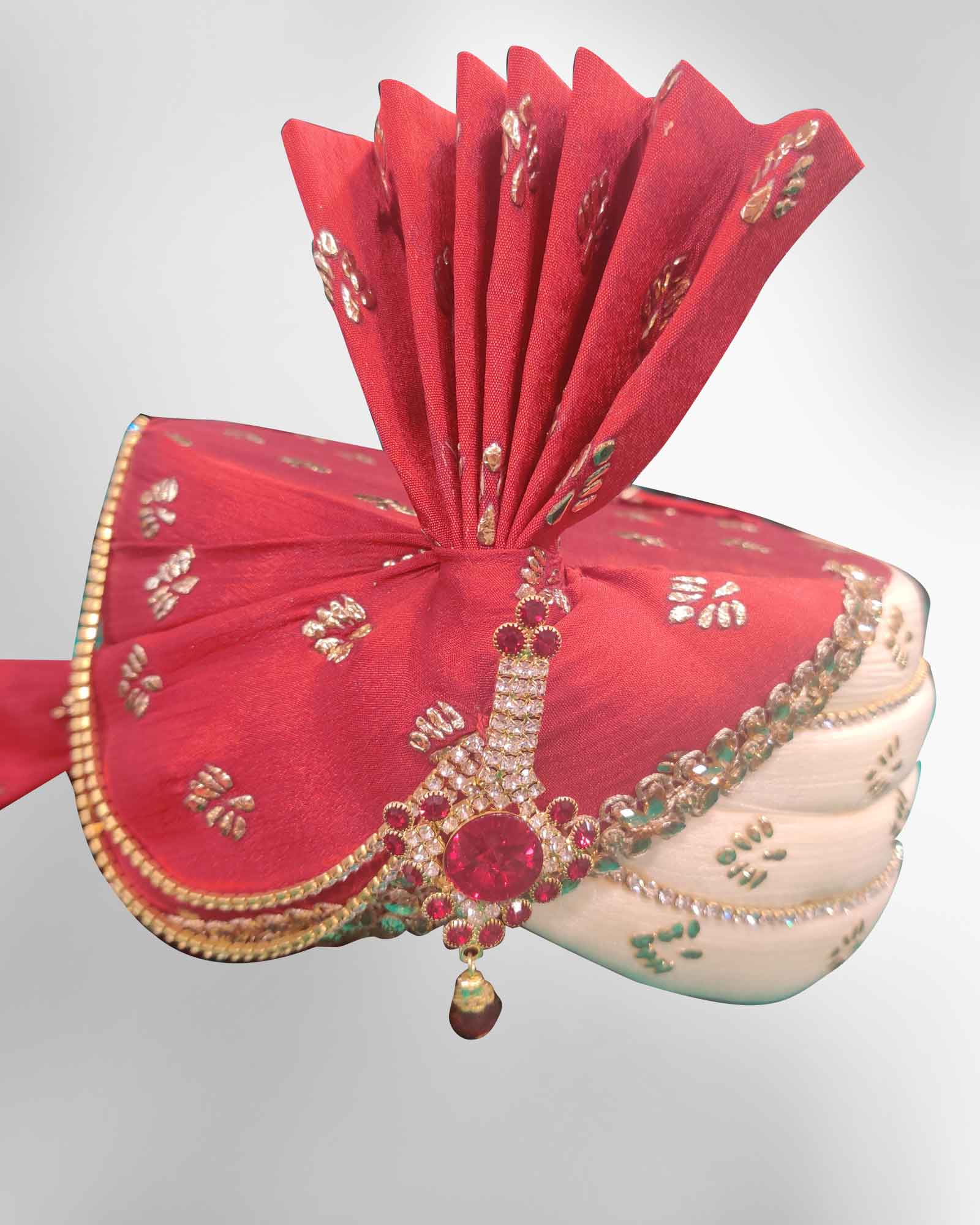 Red Cream Safa for Men 87433