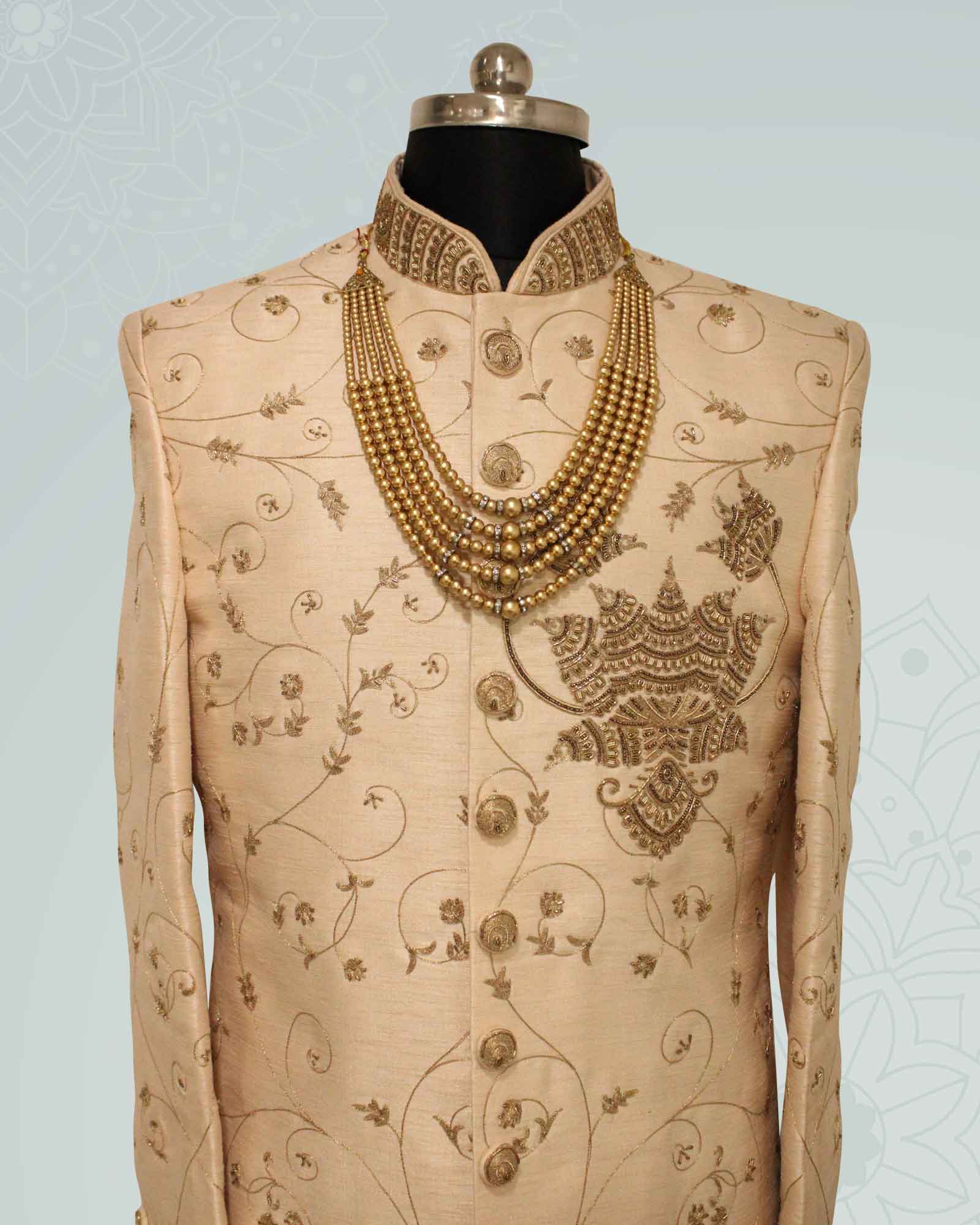 Golden Pearl Mala - LWMMB002