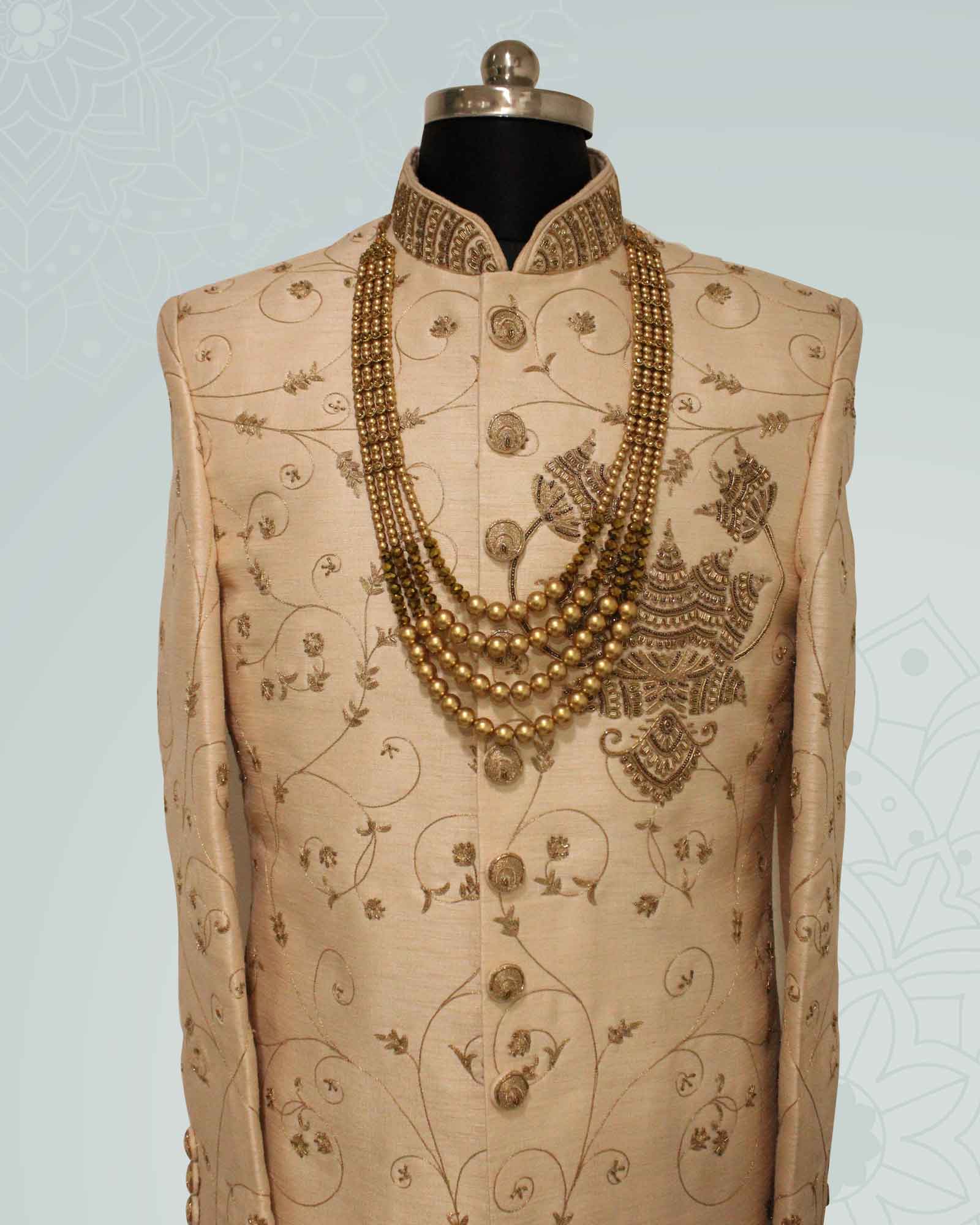 Golden Pearl Mala - LWMMB003