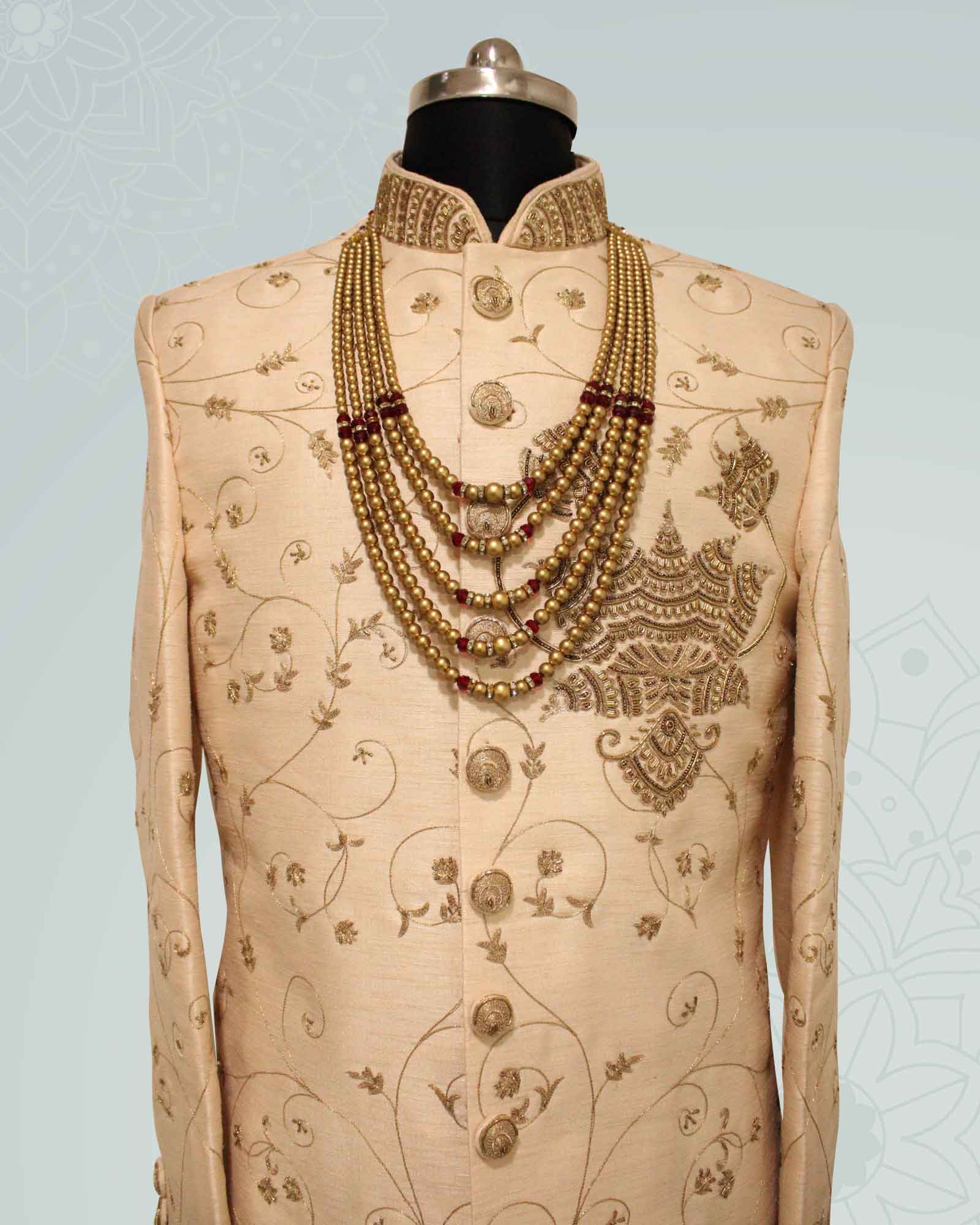 Golden Pearl Mala - LWMMD014