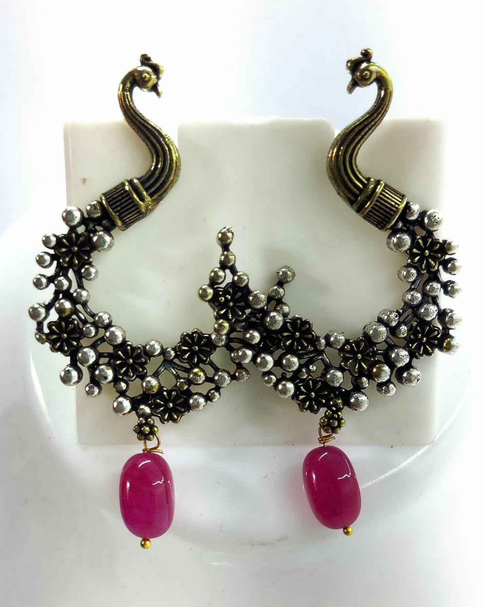 Peacock Designer jhumki Earrings