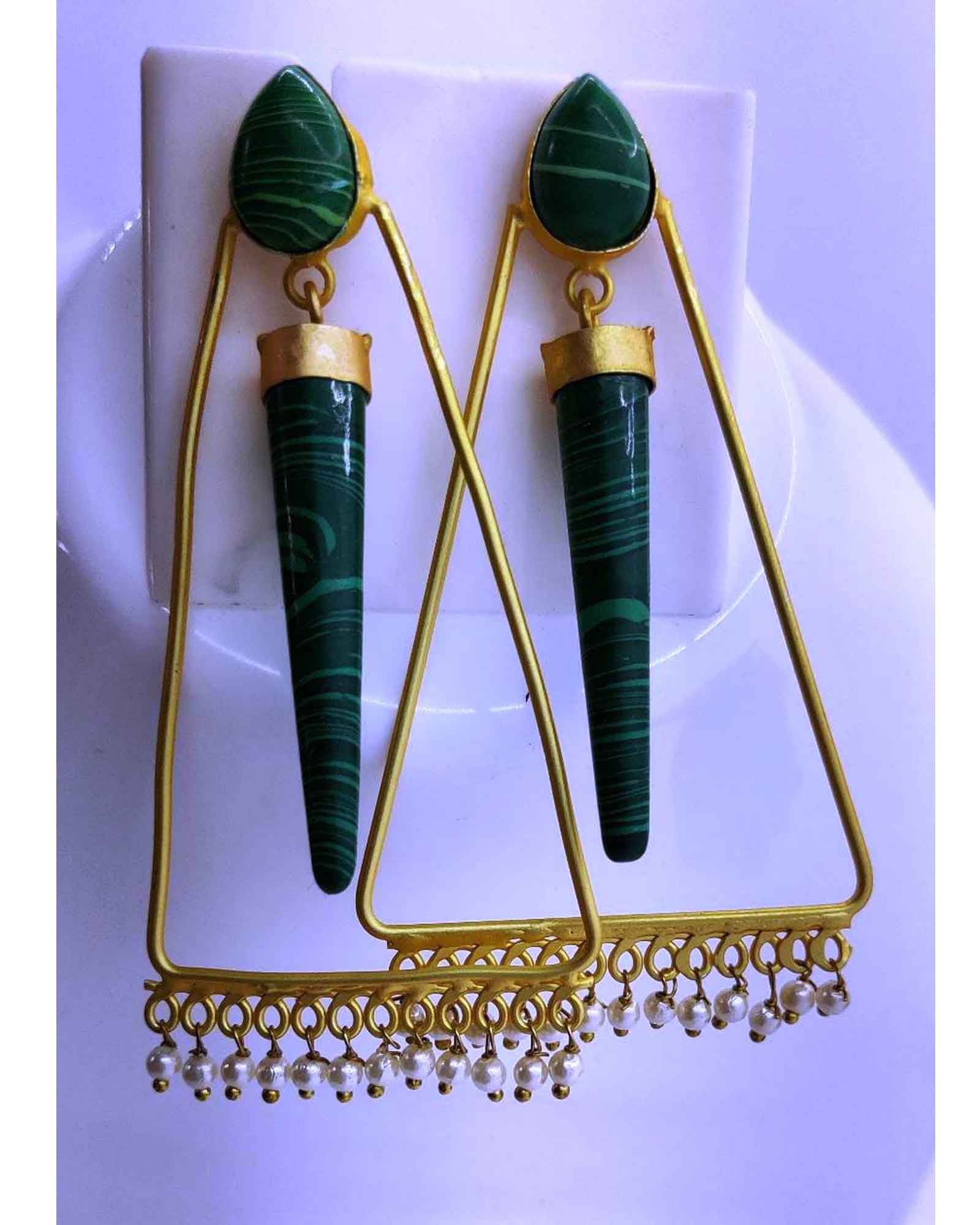 Pearl Elegant Jhumka Earrings