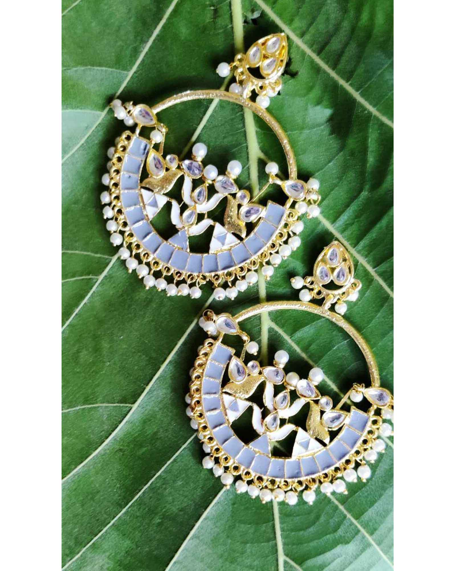 Chand Bali With Jhumki Drop Earrings