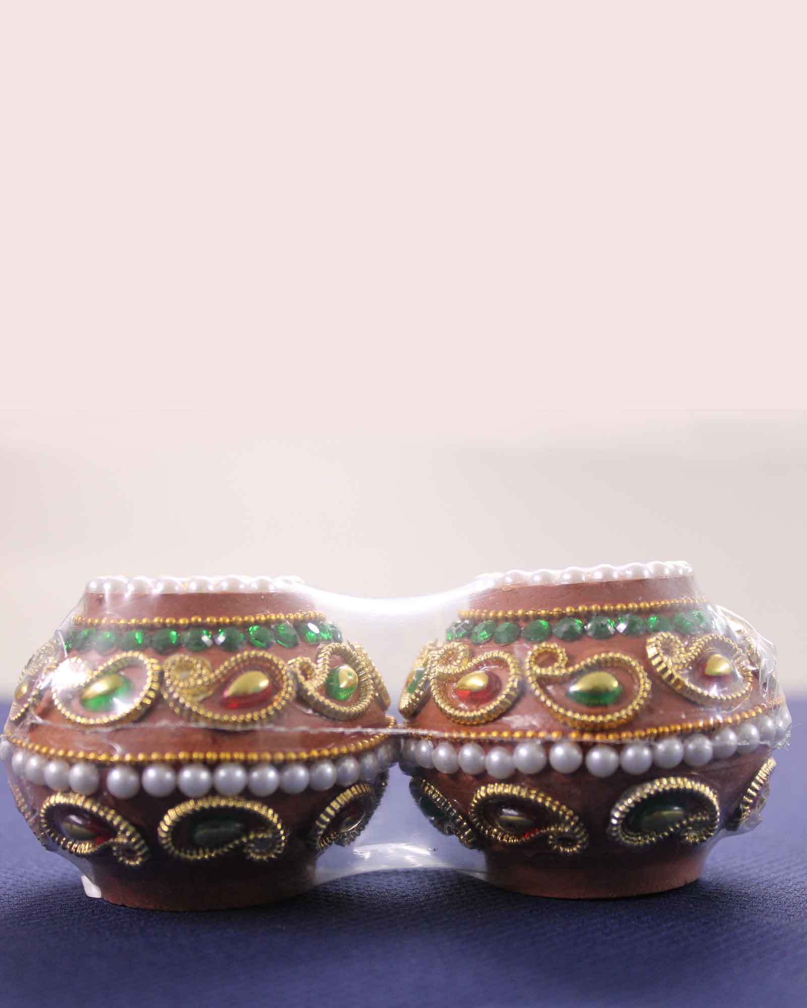 Bead Studed Decorative Samput