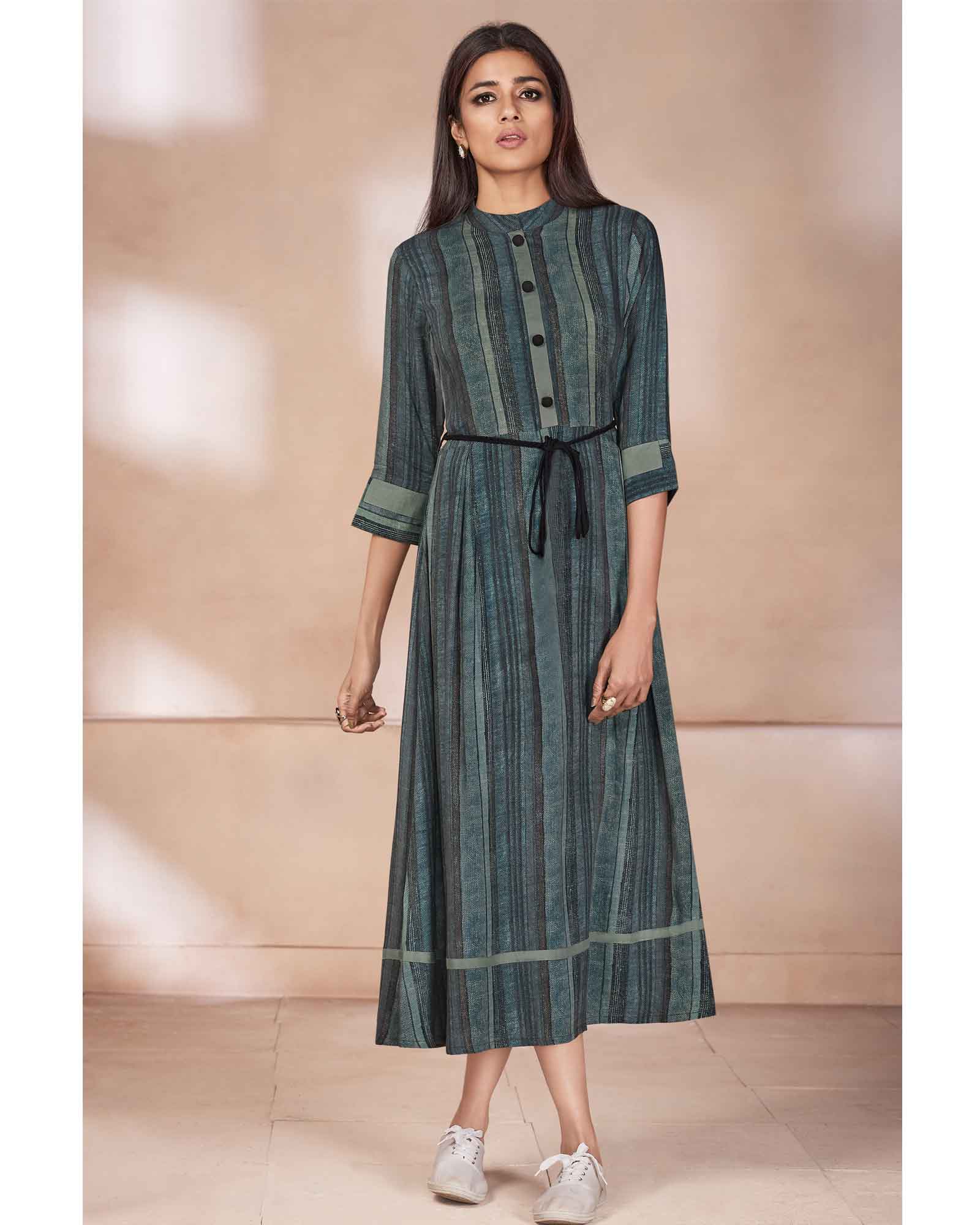 Striped Green Kurti