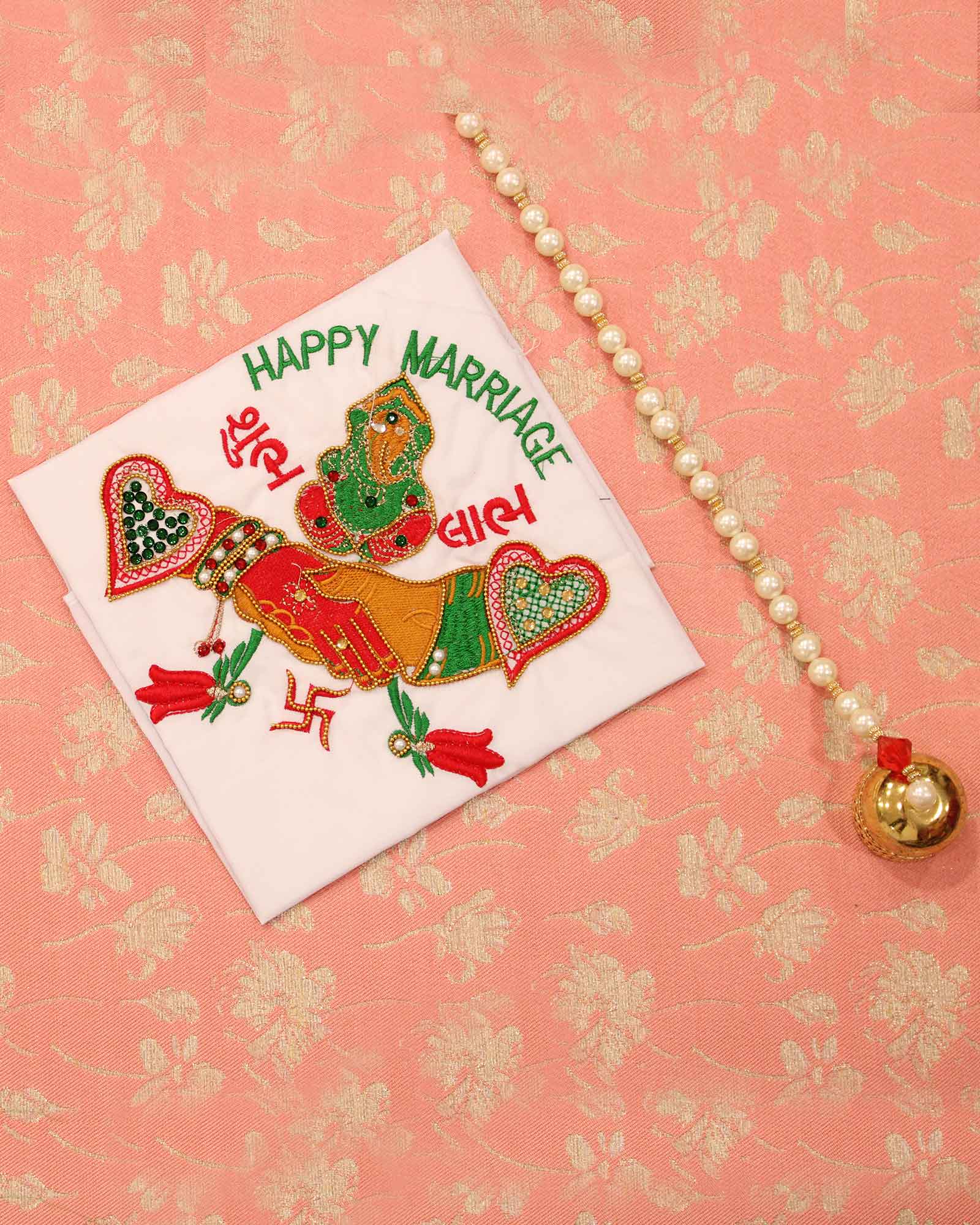 Embroidered And Beaded Hasthmelap Rumal