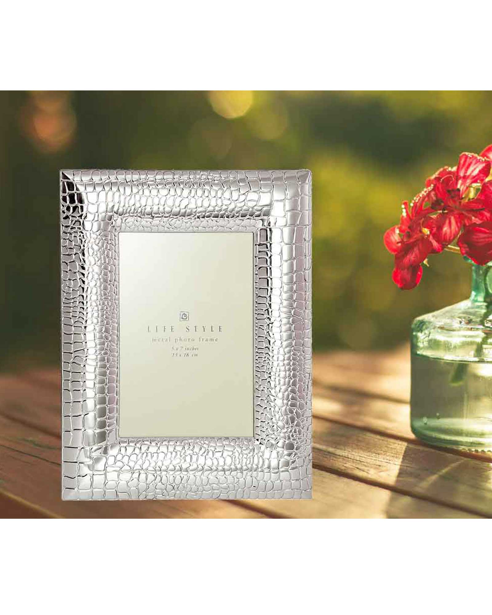 Photo Frame Silver 5 X 7 Inch