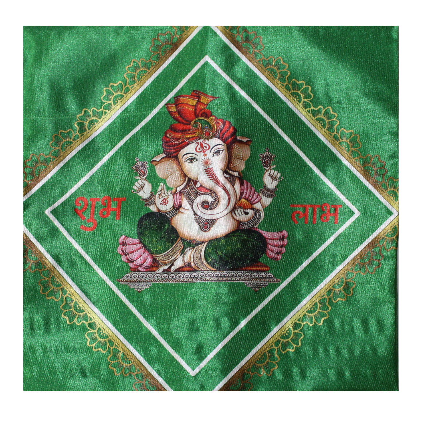 Green Silk Patch Mamat Rumal