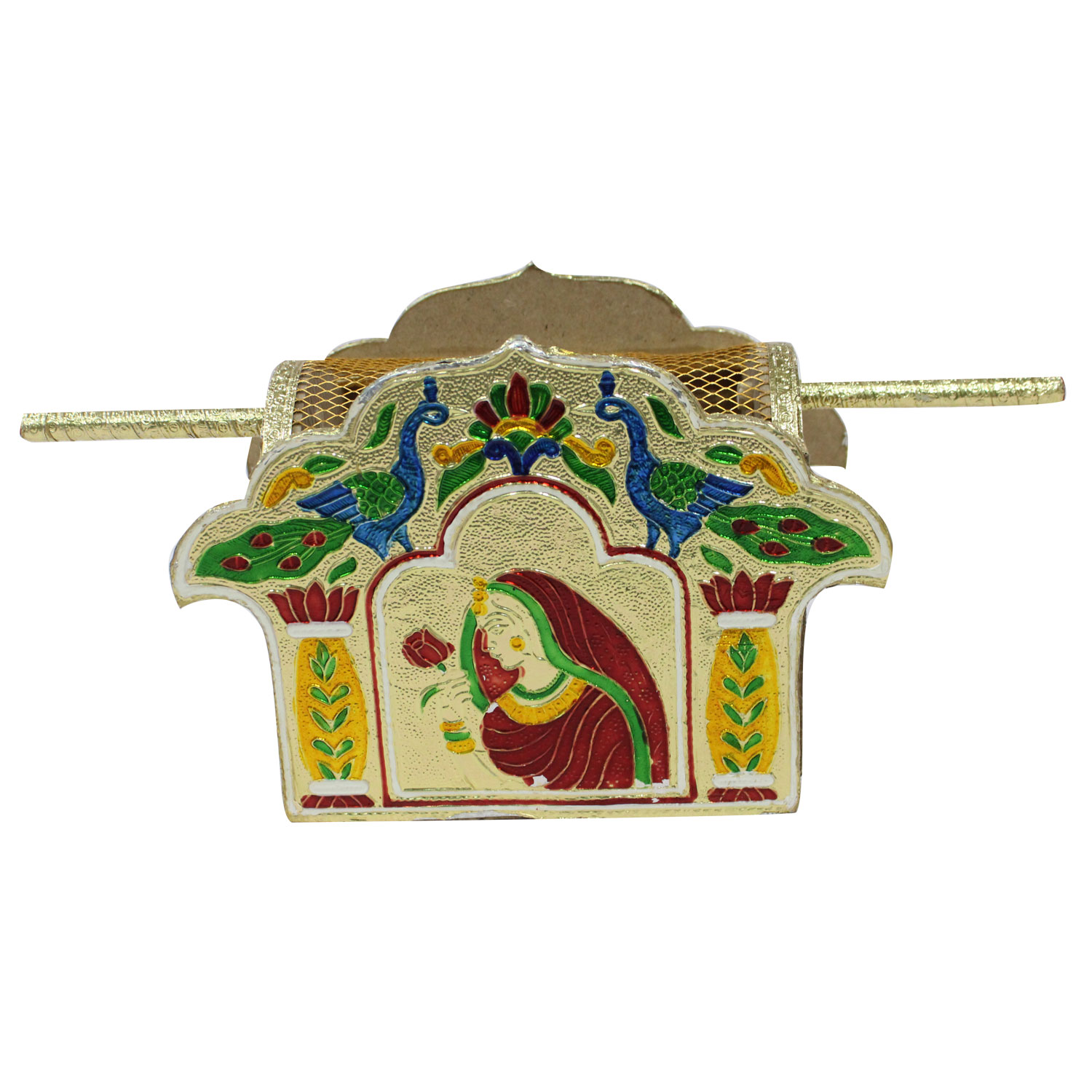 Oxidised Golden Wooden Dulhan Doli