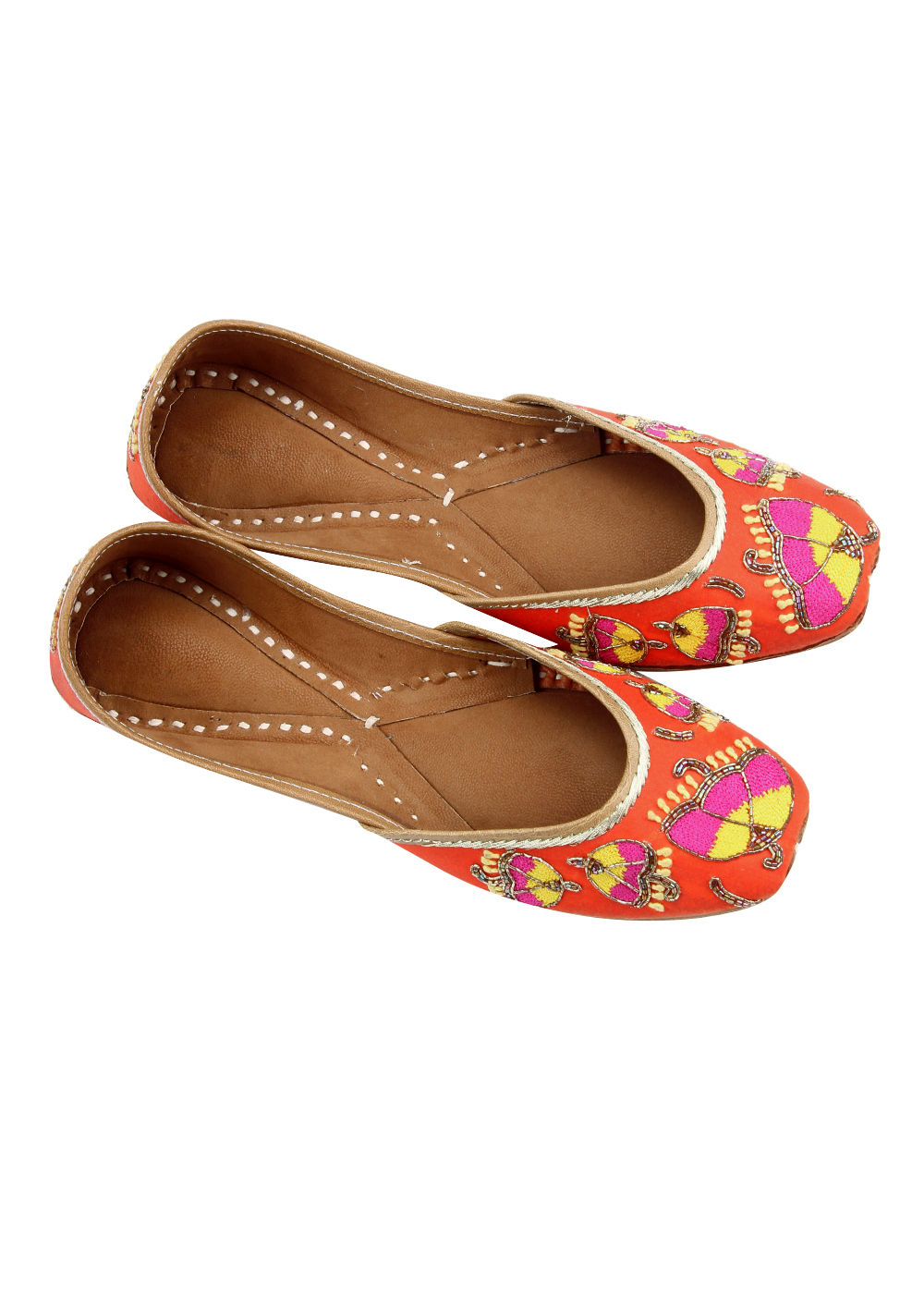 Orange Umbrella Juttis