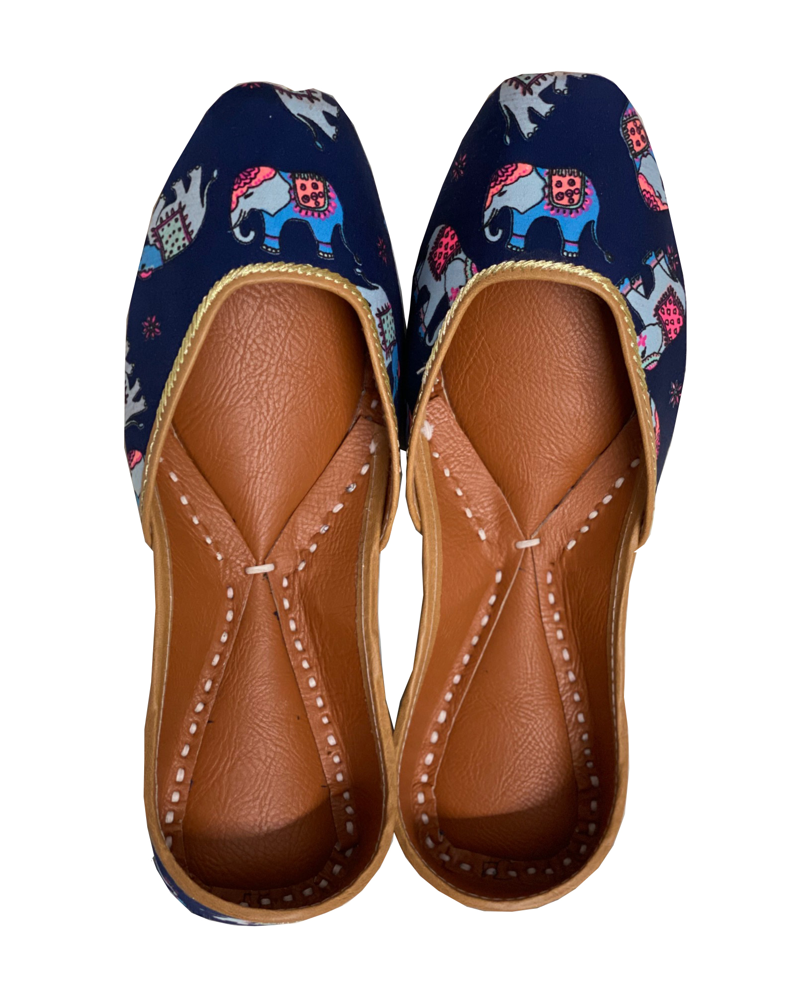 Elephant Print Juttis