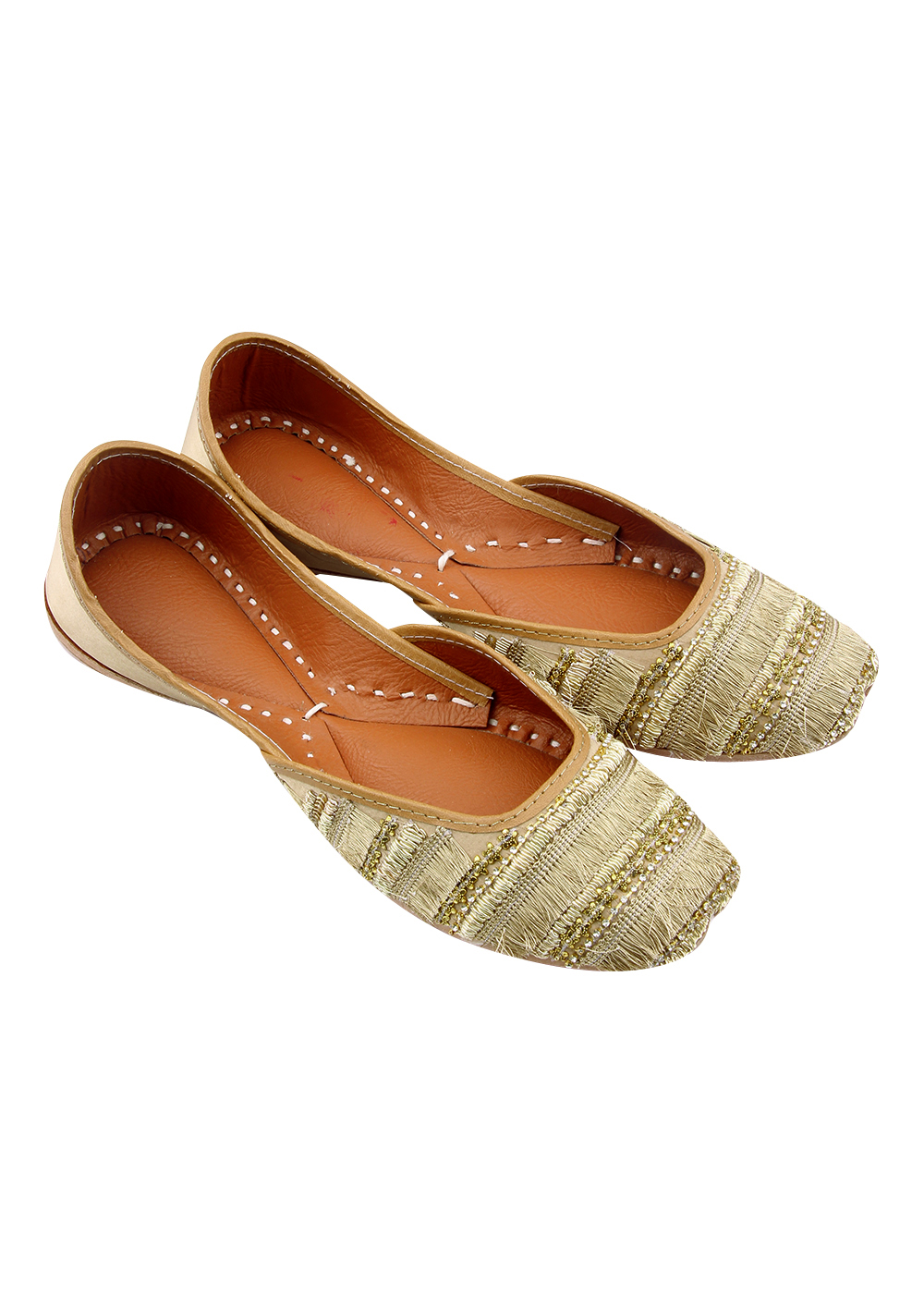 Golden tassel Juttis